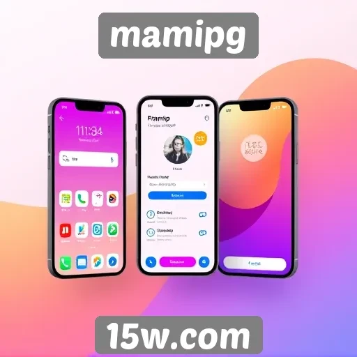 Evolução do design e interface do mamipg