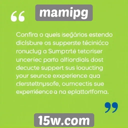 Feedback dos usuários sobre o suporte técnico do mamipg